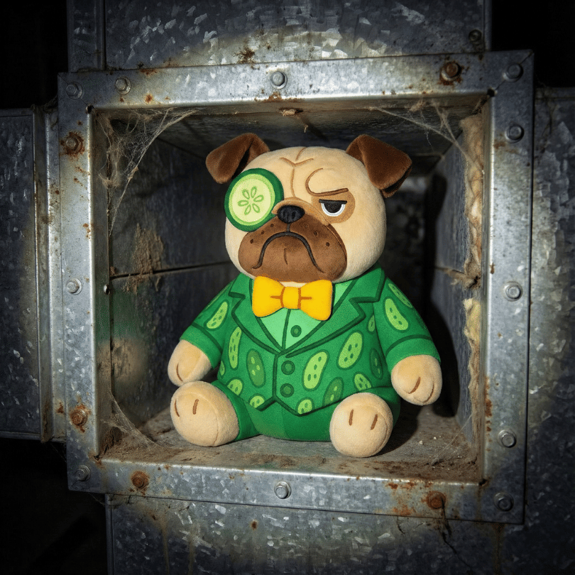 Sir Cucumber Dog Sitting in an air conditioning shaft. The great movie debate at Christmas