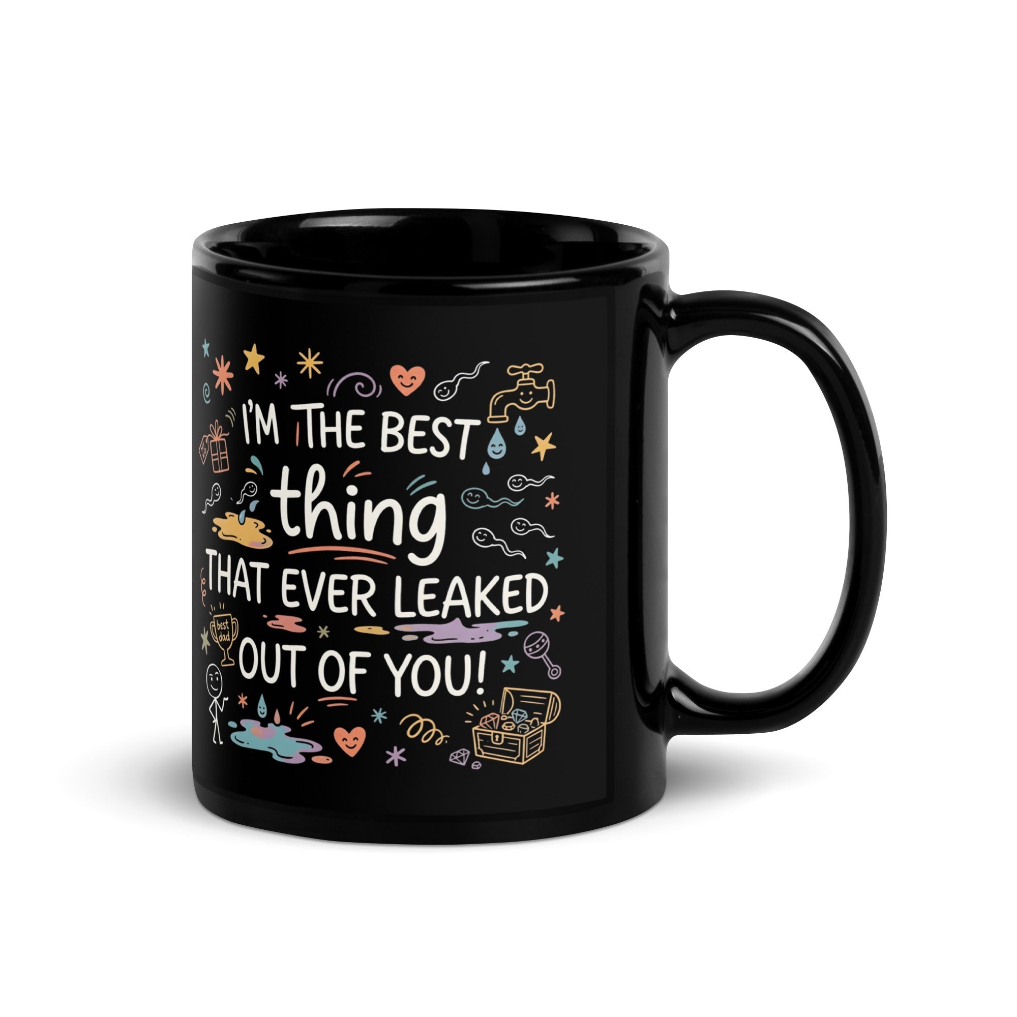 The Ultimate Biological Flex: Why This "Best Leaked" Mug Is the Only Father's Day Gift That Matters - Cucumber Dog | Rude & Funny Mugs, Tees, Door Mats & Gifts