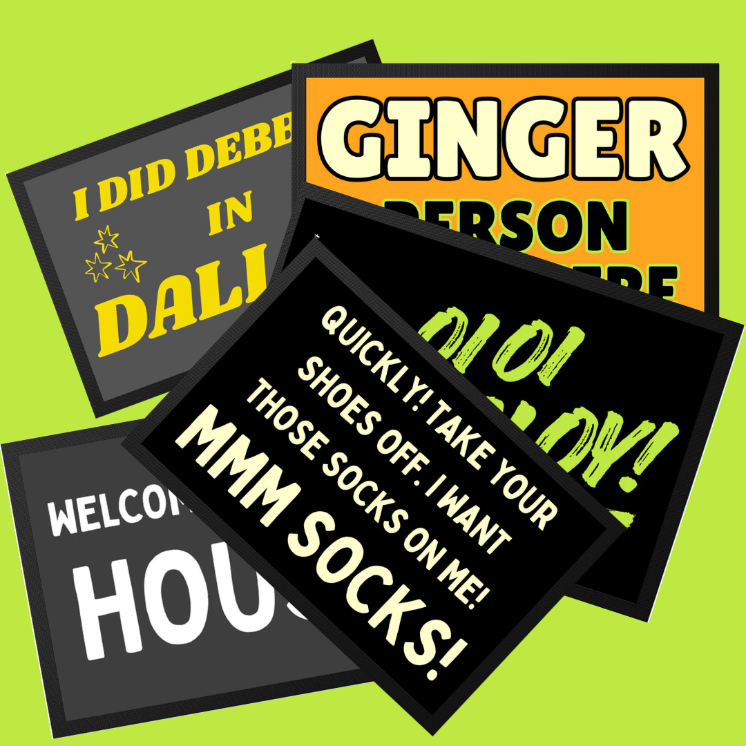 Stop Wiping Your Feet on Boring! Introducing Our Hilarious Indoor Doormat Collection