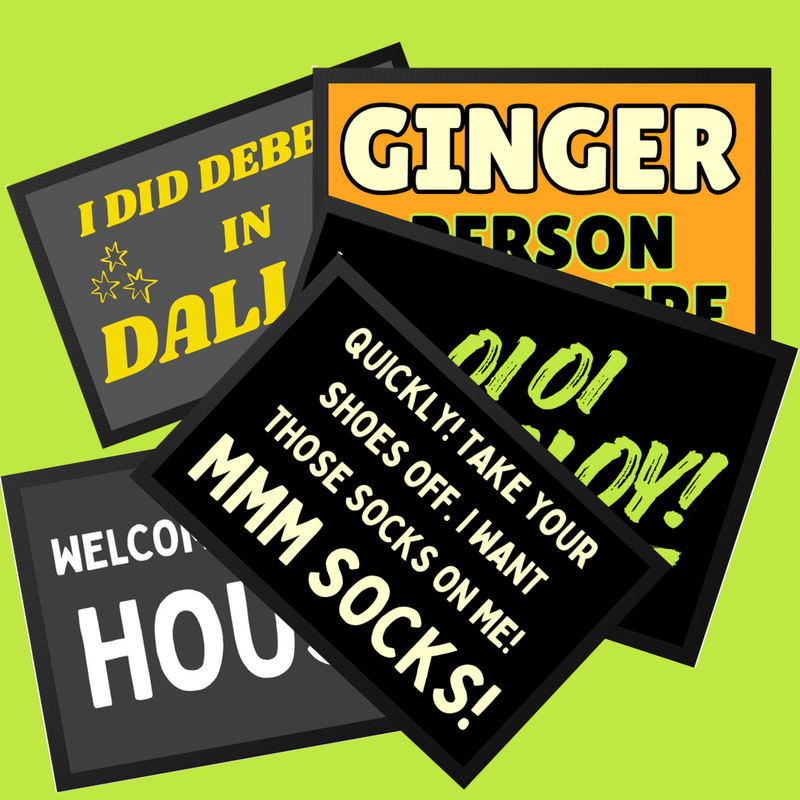 Stop Wiping Your Feet on Boring! Introducing Our Hilarious Indoor Doormat Collection