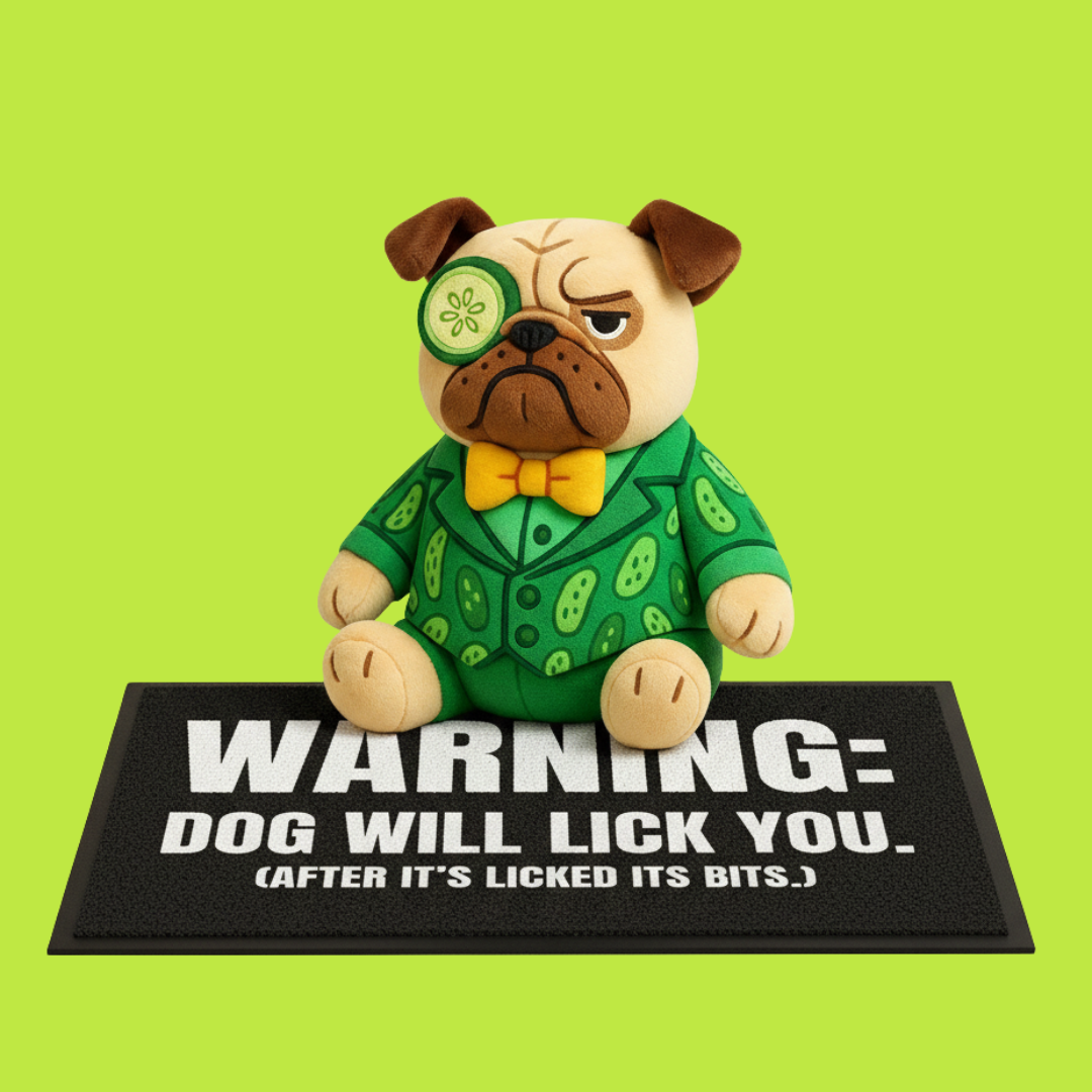 A Public Service Announcement: The Dog Lick Warning Mat!