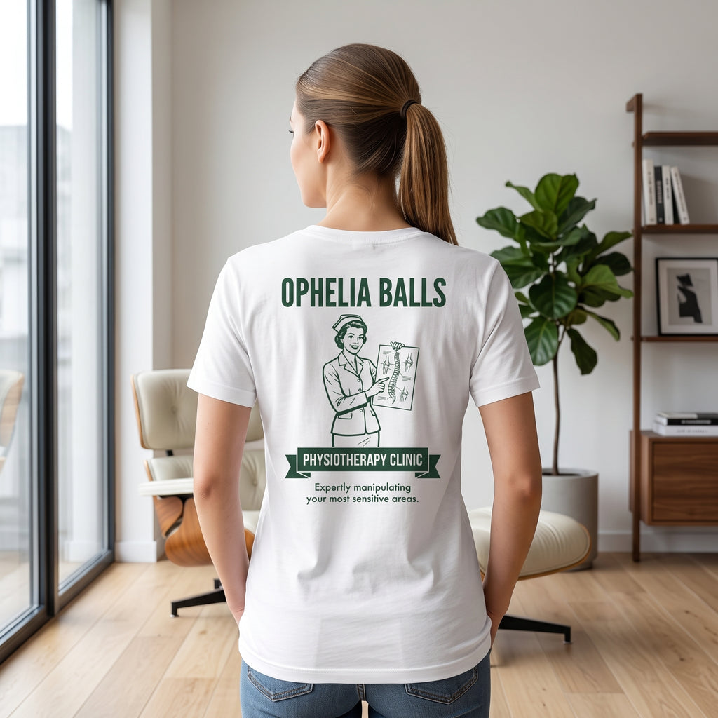 Ophelia Balls Physiotherapy | Rude Medical Tee
