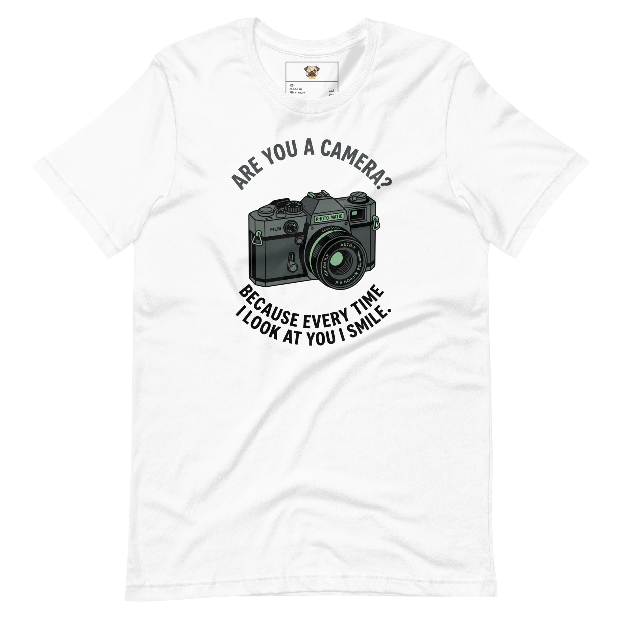 Are you a camera? Because everytime I look at you I smile 