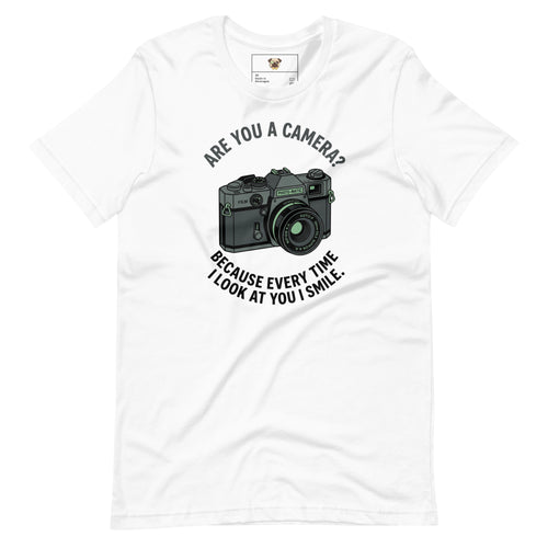 Are you a camera? Because everytime I look at you I smile 